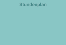 Stundenplan